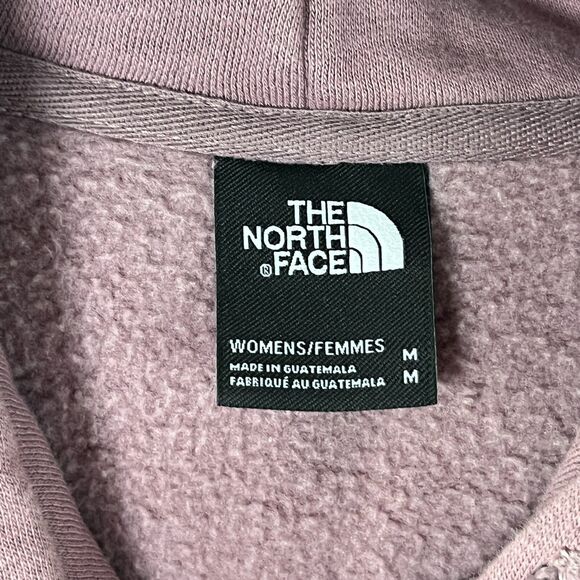 North Face Evolution Hi-Lo Cropped Hoodie Women Size Medium Dusty Rose Gorpcore - Picture 3 of 9